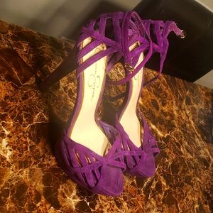 Jessica Simpson Purple Heels SZ9.5